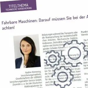 Versicherung von fahrbaren Maschinen