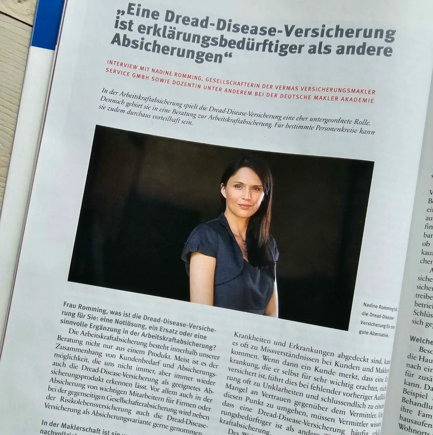 Artikel in der AssCompact zur Dread-Disease-Versicherung
